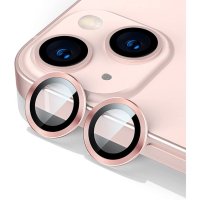 Цветен протектор за Камера, iPhone 15, Розов, снимка 1 - Фолия, протектори - 43030520