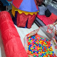 Комплект детски цирк с тунел, басейн и топки на обща Намалена цена!, снимка 2 - Играчки за стая - 43700124