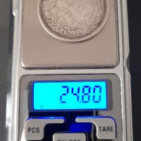 Сребърна монета 5 лева 1884 - Княз Батенберг, снимка 4 - Нумизматика и бонистика - 32827595