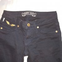 Дамски черни дънки слим модел Robins Jeans, снимка 3 - Дънки - 28786395