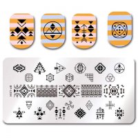 Нови плочки (шаблони) за нокти, снимка 15 - Продукти за маникюр - 39520743