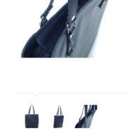 Дамска чанта от естествена кожа модел PAMELA dark blue, снимка 3 - Чанти - 39111466