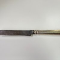 Стар сребърен нож №1532, снимка 3 - Антикварни и старинни предмети - 35160897