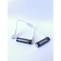 ANIMABG Литиево-йонни презареждащи батерии, АА, 1.5V, 2AM-92, 2800mWh, Бързо зареждане, 2 броя, снимка 6 - Друга електроника - 37765162