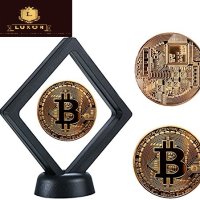 Модерна Статуетка с Биткойн / Bitcoin Монета, снимка 2 - Статуетки - 43575813