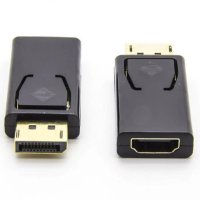 ANIMABG Преходник DisplayPort DB към HDMI за PC компютър Laptop лаптоп таблет 1080p цифров видео циг, снимка 1 - Кабели и адаптери - 44060231