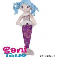 Плюшена мека кукла русалка, снимка 4 - Плюшени играчки - 38193237