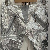 Нов сребрист панталон Gizia размер S, снимка 4 - Панталони - 43756592