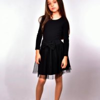 Туту пола с панделка в черно  , снимка 3 - Детски рокли и поли - 43061814
