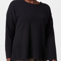 Нова блуза с акцент на гърба р-р 48, снимка 1 - Блузи с дълъг ръкав и пуловери - 43335397