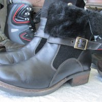 топли кафяви дамски боти, кубинки, ботуши,N- 38, Weather Rated Winter Snow Boots, естествена кожа +, снимка 2 - Дамски боти - 33415755