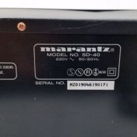 Дек Marantz SD-40, снимка 4 - Декове - 26441522