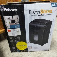 Fellowes Powershred 10M 2x12mm Micro Cut Шредер, снимка 8 - Друга електроника - 43745343
