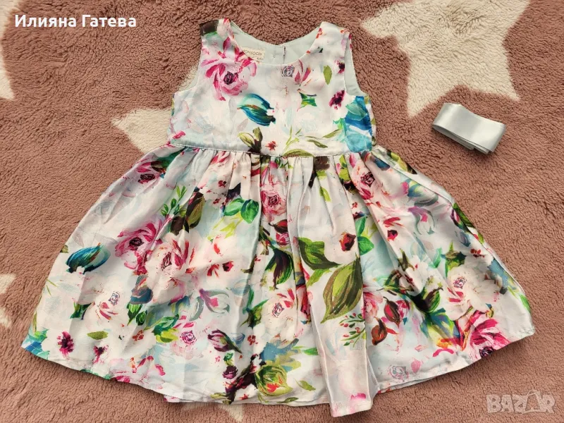 Нова рокля Monsoon 6-12м, снимка 1