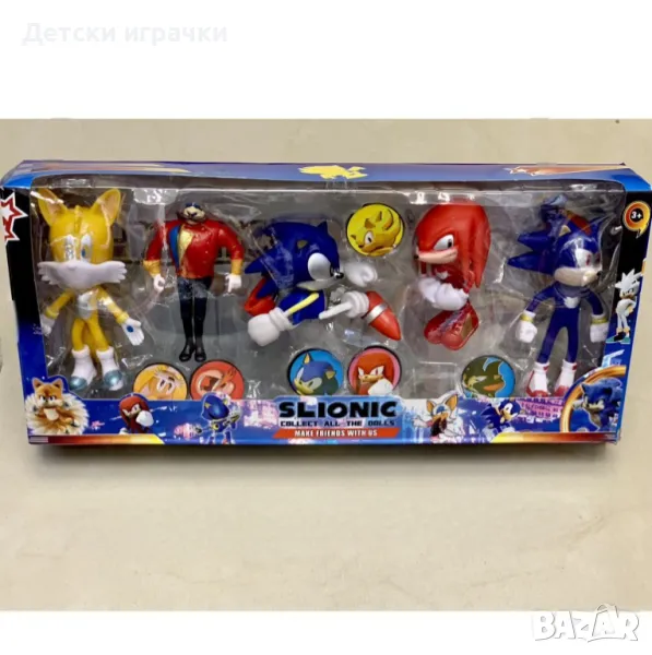 Детски фигурки Соник/Sonic фигури комплект, снимка 1