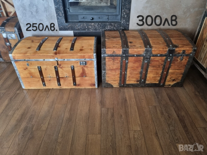 Стар сандък/ракла/скрин/ два броя, снимка 1