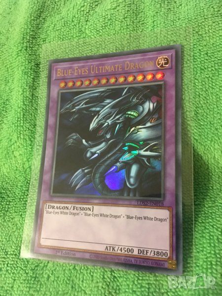 Оригинална карта Yu-Gi-Oh Blue-Eyes Ultimate Dragon, снимка 1