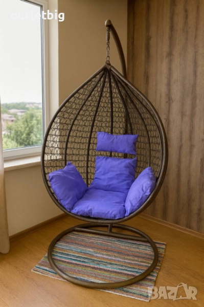 Люлка градинска висяща люлка тип гнездо,яйце–Промоция!, снимка 1