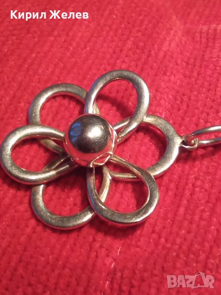 СРЕБЪРНО ЦВЕТЕ КРАСИВ МЕДАЛЬОН 19445, снимка 1