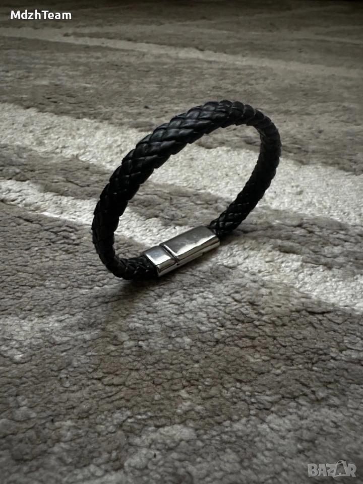 Мъжка кожена гривна, снимка 1