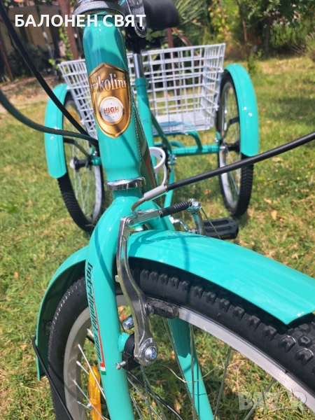 СУПЕР МОДЕЛ Нова 24 цолова Сгъваема Семейна Триколка 7 скорости 3 спирачки с Безплатна Доставка , снимка 1