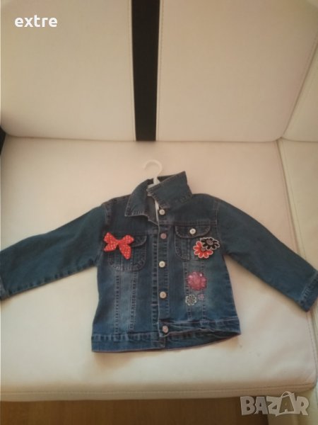 Детско дънково яке размер 6 4-6 години ново, снимка 1