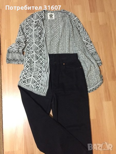 Сет дънки Levi Strauss и дълга жилетка Here and there, снимка 1