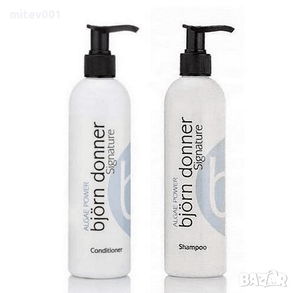 Björn Donner Комплект шампоан и балсам Algae Power с водорасли 300 мл 389407, снимка 1