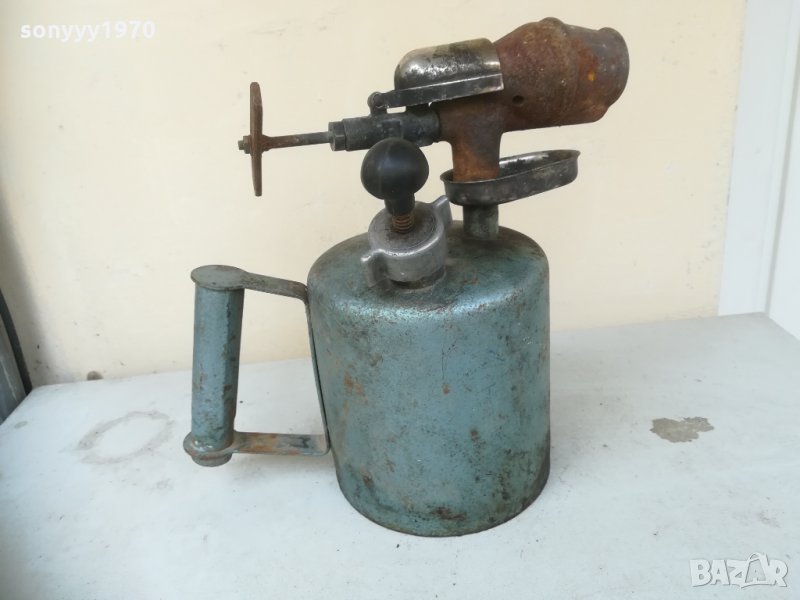 бензинова лампа-синя/сива 0204211634, снимка 1