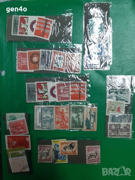 Пощенски марки разни запечатани, снимка 1