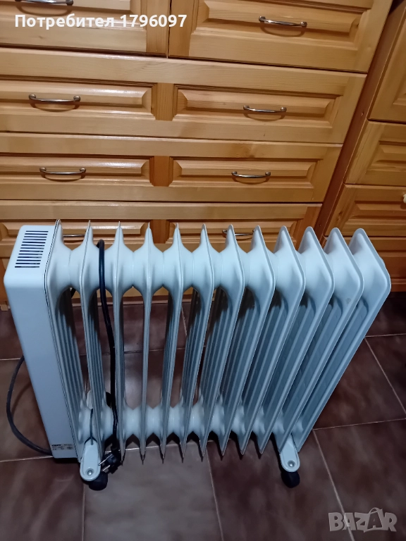 Маслен радиатор, 2500 w, снимка 1