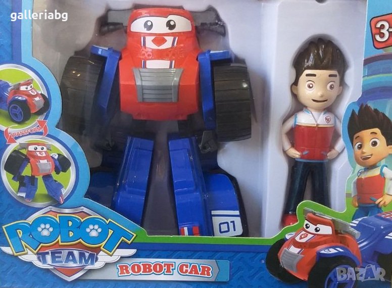 Фигурка на Райдър с АТВ робот - Пес патрул (PAW Patrol Transformers), снимка 1