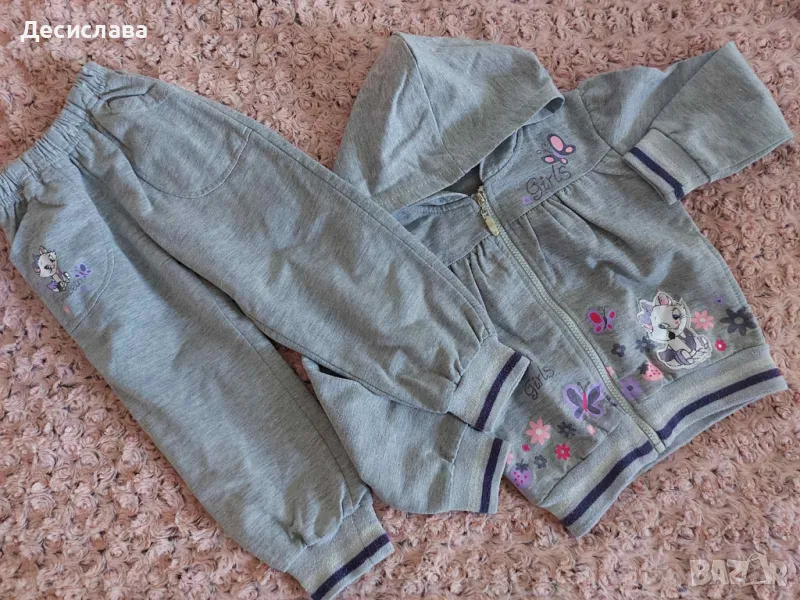 Детски спортен екип за момиче размер 2-4 години, снимка 1