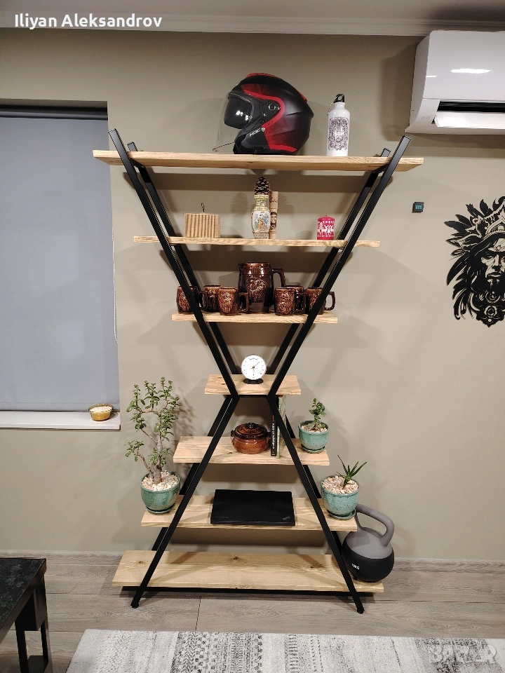 Етажерка в индустриален стил , снимка 1