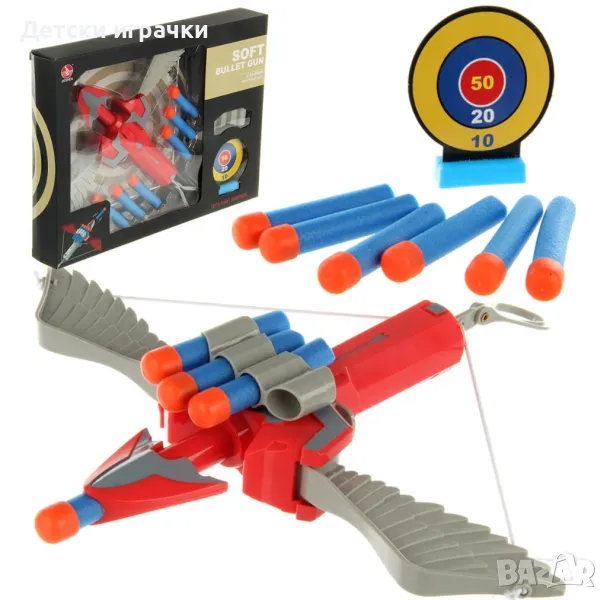 Арбалет с меки стрели и мишена , снимка 1