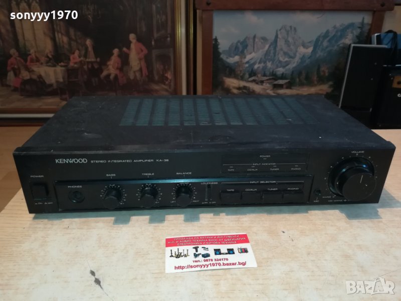 KENWOOD KA-36 AMPLIFIER MADE IN JAPAN-SWEDEN 3001221755, снимка 1