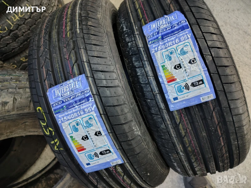 2бр.НОВИ летни гуми INTERSTATE 215 60 16 цена за брой, снимка 1