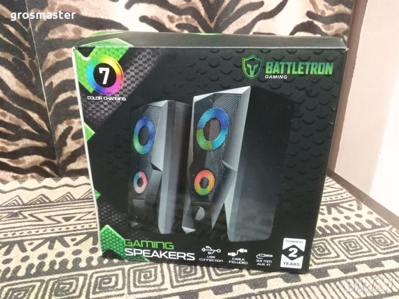 Нови! Геймърски колонки BATTLETRON, снимка 1