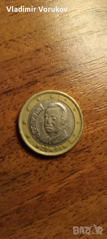 Евро монета Испания , снимка 1