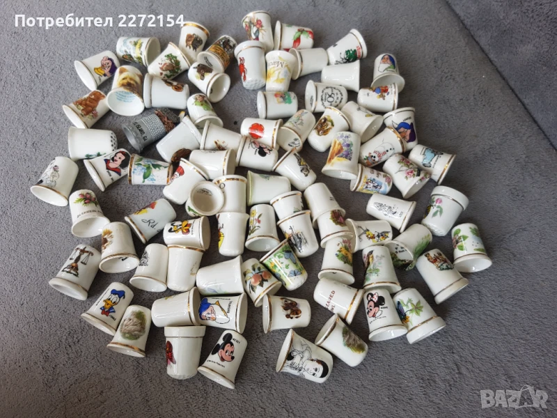 Порцеланов напръсник 80 бр, снимка 1