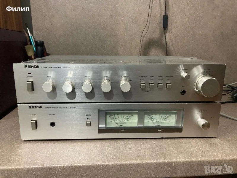 TENSAI (AKAI) preamp, power amp, tuner, снимка 1