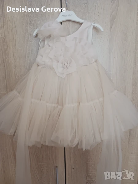 Детска рокля до 2 години за кръщене , снимка 1