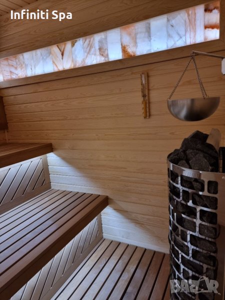 Луксозна сауна Бял бор и термо аспен, снимка 1