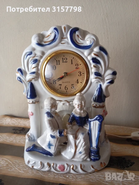 Настолен часовник в бароков стил, снимка 1