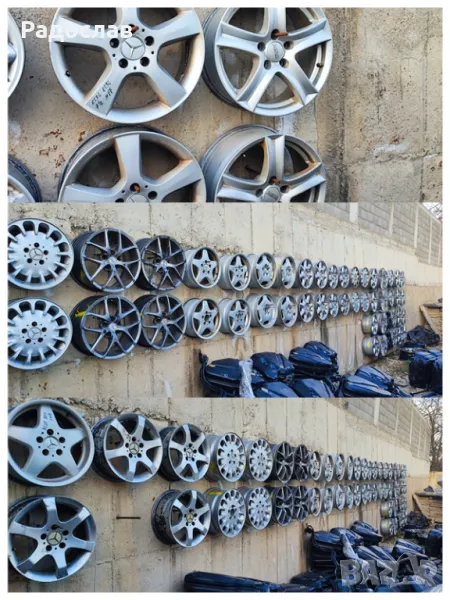 Джанти алуминиеви от Мерцедес цолове 15 16 17 18 19 и 20, снимка 1