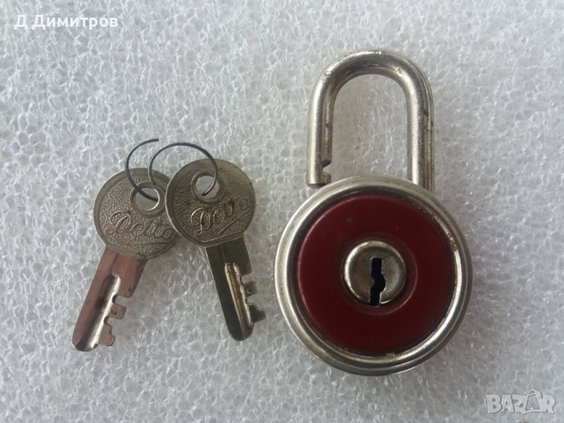 Оригинален стар катинар Delta от 70те., снимка 1