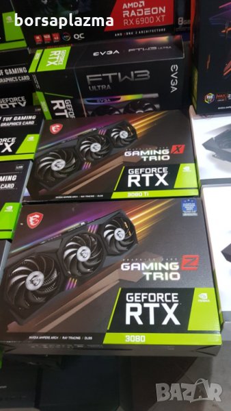 Чисто нова видеокарта MSI GeForce RTX 3080 Gaming Z Trio LHR 10G, снимка 1