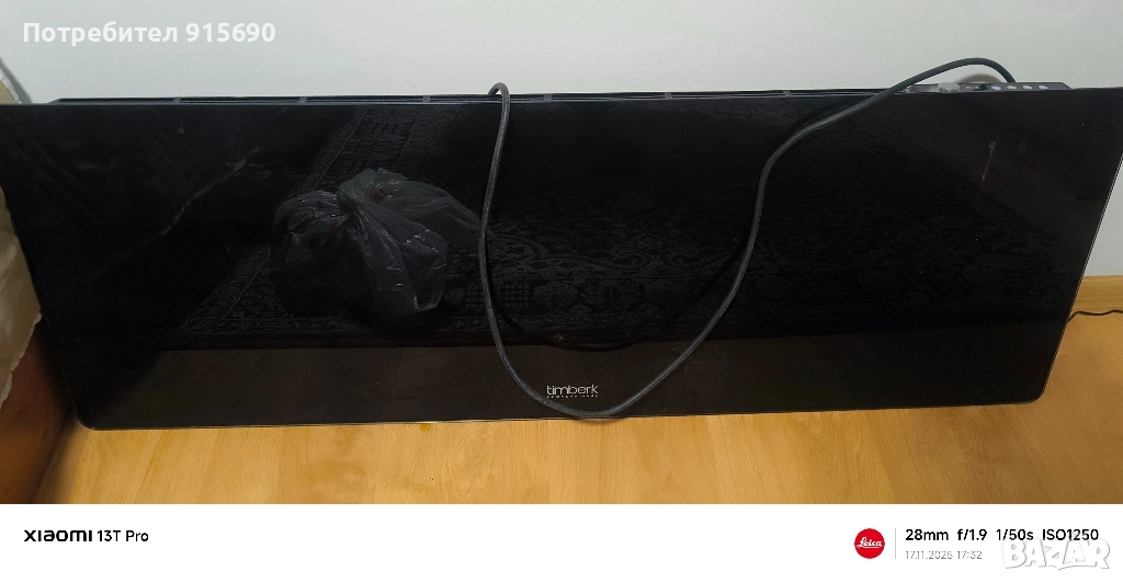 Конвектор Timberk ,за стена стъкло, снимка 1