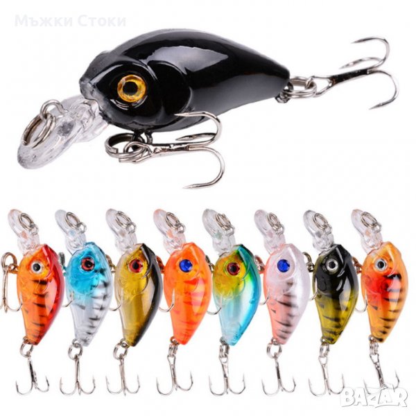 Малки Воблери / Воблер модели от №162 до №170, изкуствена примамка, фалшива стръв, снимка 1