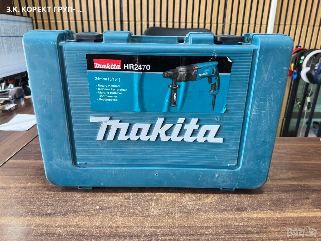 Електрически перфоратор Makita HR2470, 780 W, 2.4 J, с куфар, снимка 1